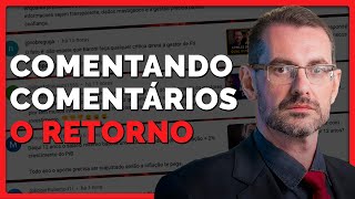 #COMENTANDOCOMENTÁRIOS 20 (O RETORNO) | Prof. Baroni tira dúvidas e responde comentários do canal