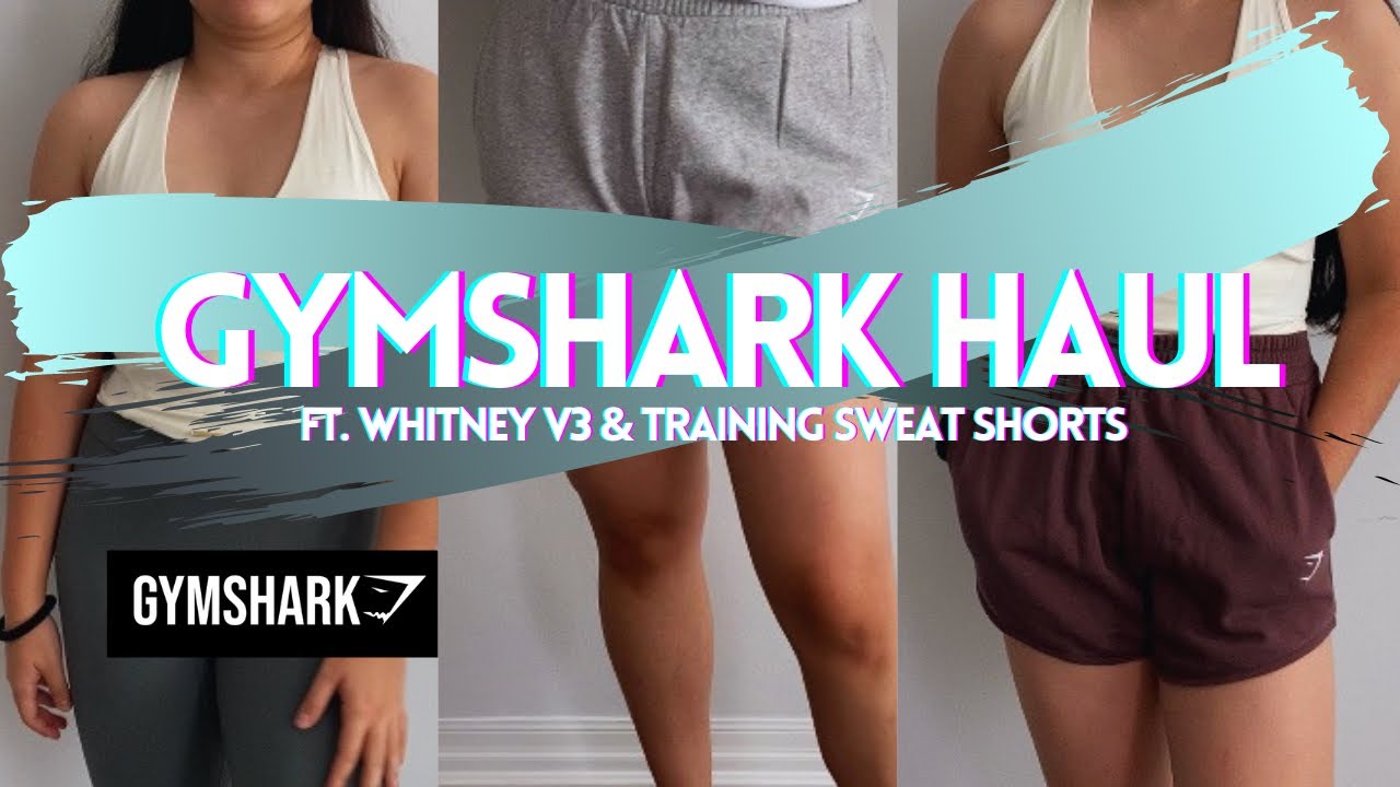 GYMSHARK TRY-ON HAUL  mini review on Whitney V3 & training sweat