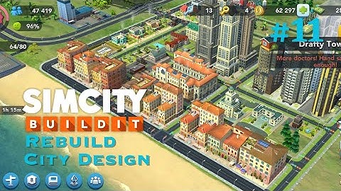 Rebuild City Design | Level 15 to 16 | SimCity Buildit Gameplay #11