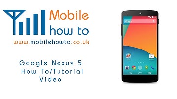 How To Connect MicroUSB Cable -  Google Nexus 5