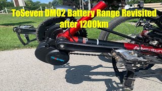 ToSeven DM02 Battery range after 1200 Km