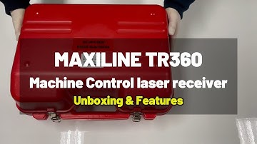 Maxiline TR360 Machine Control Receiver Unboxing and Features