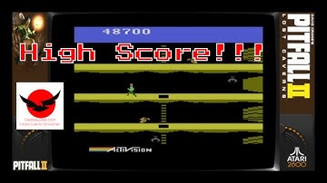 Activision Pitfall II High Score on the Atari 2600