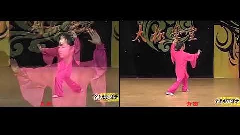 邱慧芳~42式太極拳正面背面合一演示