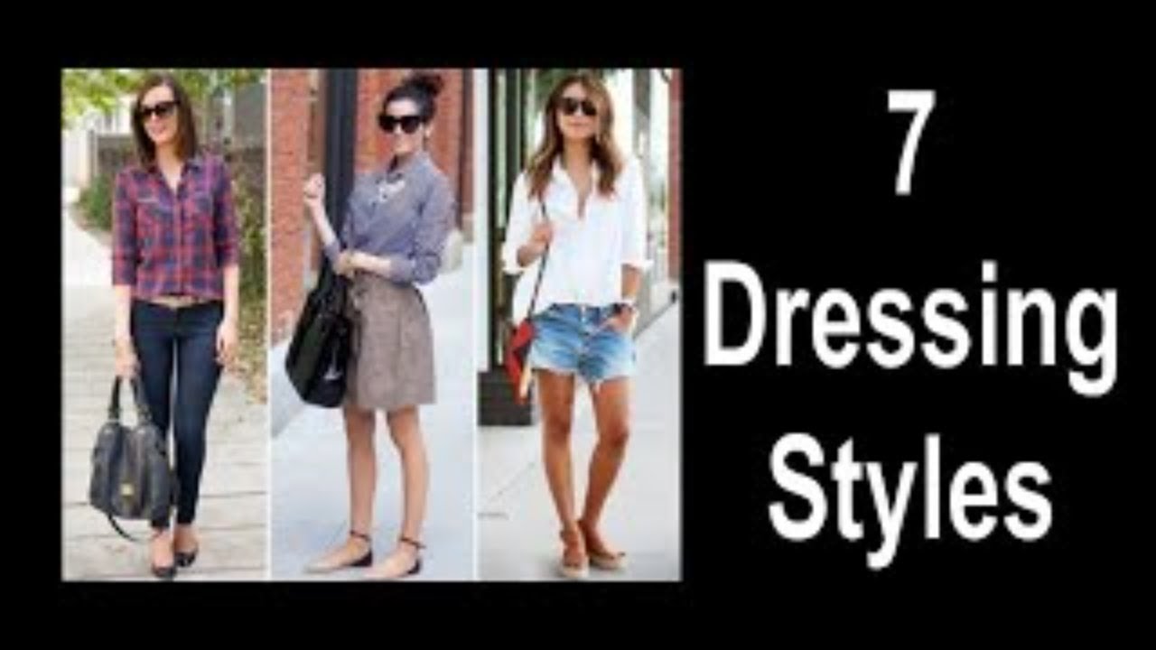 Seven (7) Types of Dressing Styles Vandana Evanna YouTube