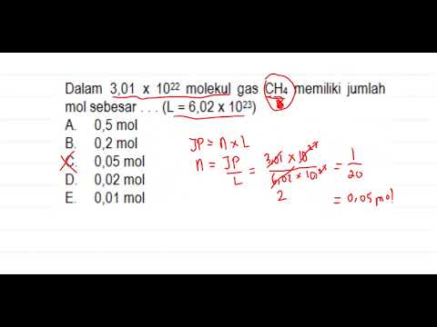 Contoh soal mencari mol