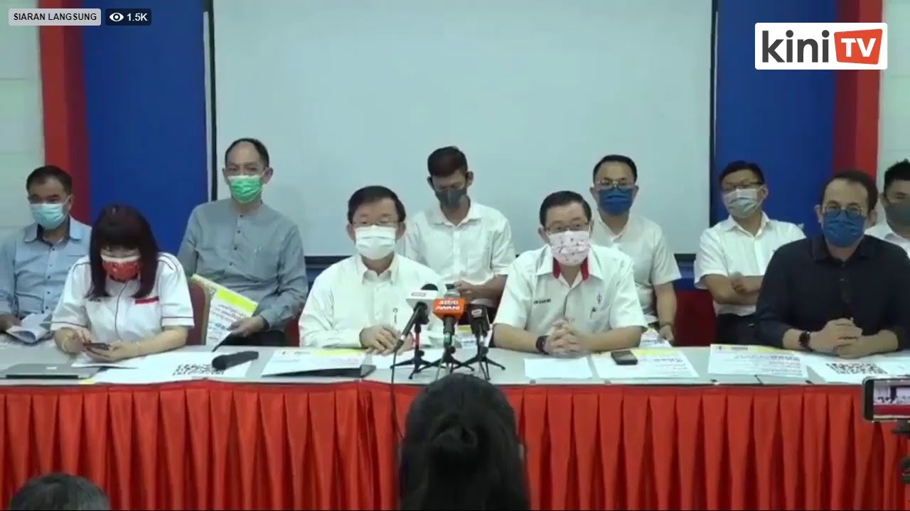 LIVE: Sidang media Chow Kon Yeow, Lim Guan Eng mengenai pembatalan empat projek