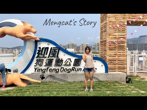 【Vlog】台北旅遊｜迎風狗運動公園，台北的狗狗島！一堆狗狗可以散步的地方｜一起生活節展