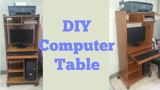 DIY Compact Computer Table