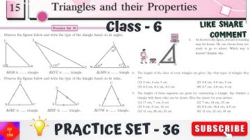 Practice set 36 Class 6 Maths || Maharashtra Board