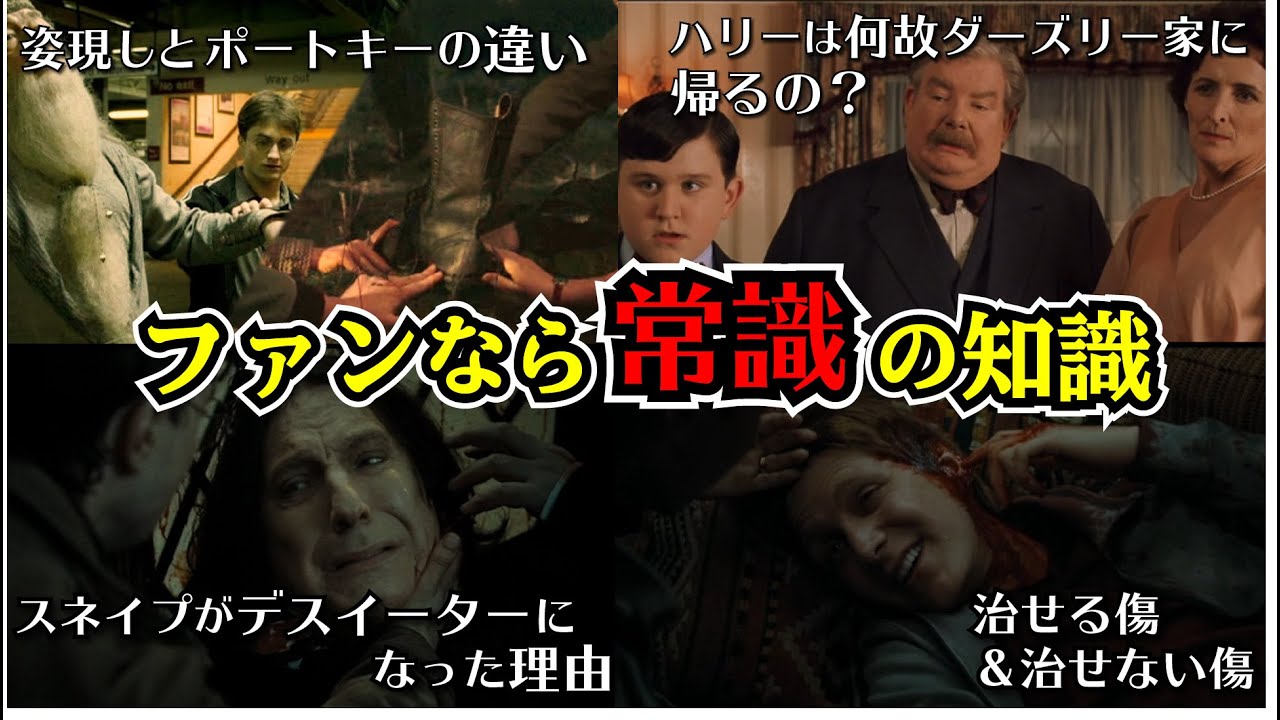 知らなきゃファン失格 原作読み込んでなきゃ分からない豆知識 ハリーポッター雑学 Youtube