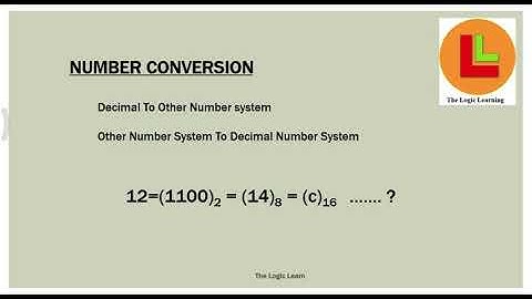 Number Conversion | Binary | Decimal | Octal | Hexadecimal