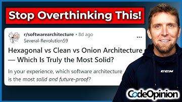 Hexagonal vs Clean vs Onion Architecture... It Doesn’t Matter