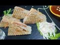 ASMR chicken sandwich 🥪 recipes #sedwkch recipes 