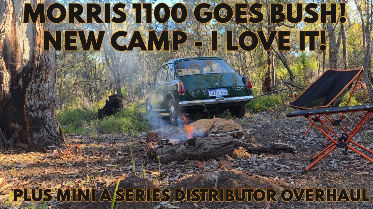 Morris 1100 goes bush! (plus more mini engine work)