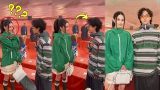 WANG YIBO Gets Flirted With by Mai Davika On Camera! Viral Moment at Paris Fashion Week screenshot 4