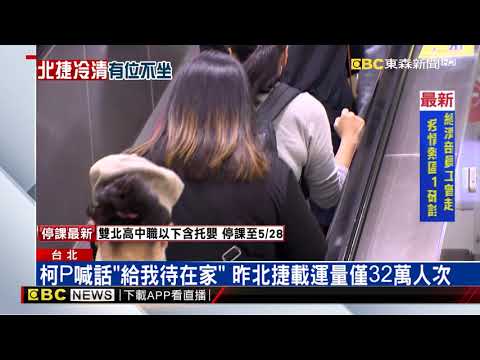 三級警戒！捷運月台冷清 乘客「護目鏡、防護衣」防疫 @東森新聞 CH51