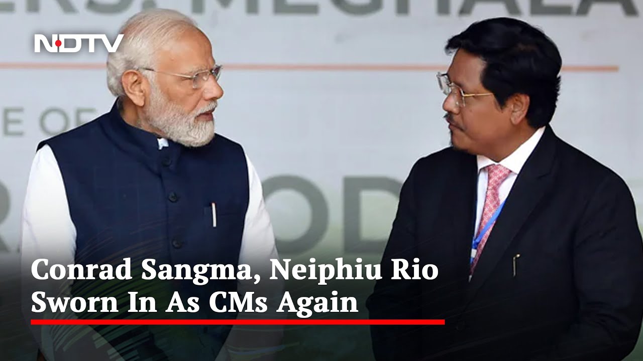Conrad Sangma Takes Oath As Meghalaya Chief Minister Again | The News