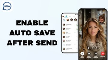 Hoe u automatisch opslaan na verzending in de IMO-app inschakelt | Stap voor stap