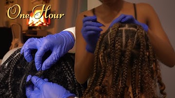 ASMR | ✨TINGLES GALORE✨ Real Person Scalp-Picking & Scalp Scratching Compilation (1 HOUR)