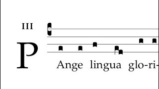 Video thumbnail of "Hymnus: Pange lingua... corporis & Tantum ergo"