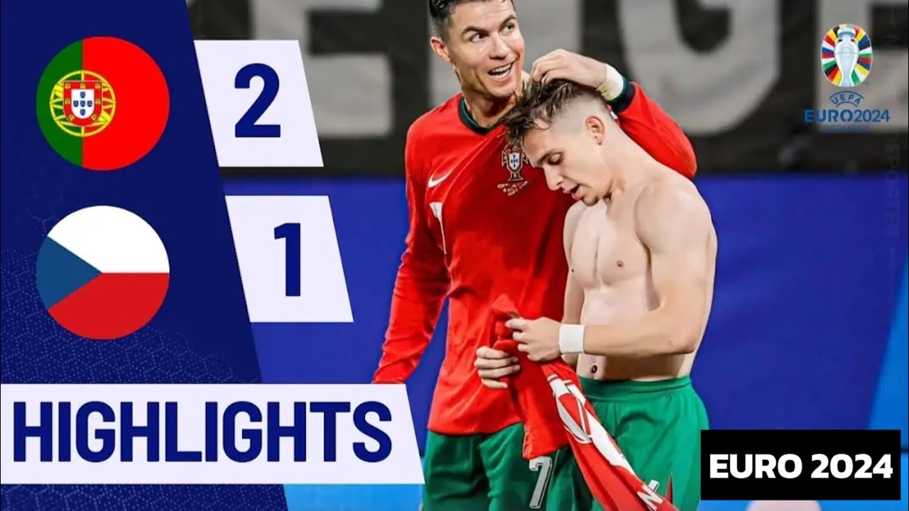 Portugal vs Czech Republic 2-1 Highlights & All Goals UEFA EURO 2024 ...