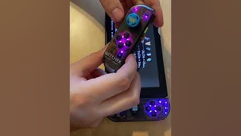 Nintendo JoyCon LED Umbau + Reparatur