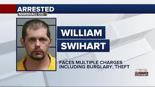 Man arrested in connection with multiple burglaries in Marshall County