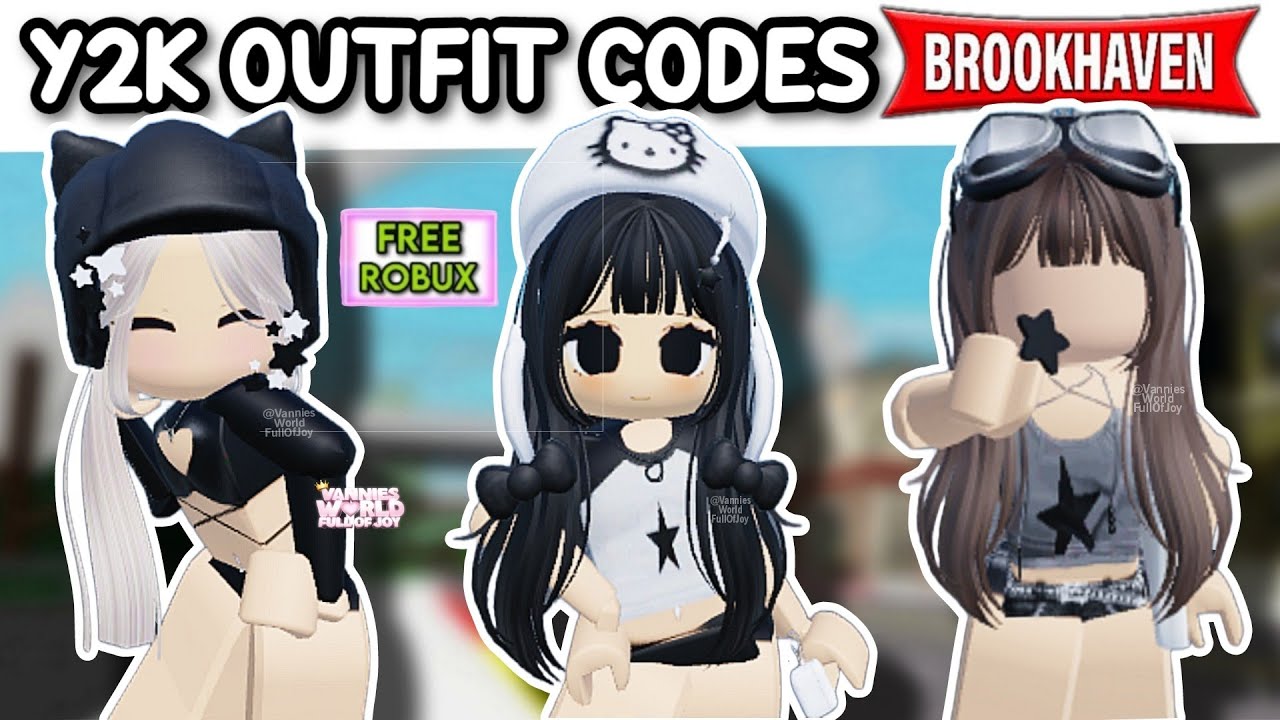 IDS CODES DE ROUPAS Y2K, Brookhaven, berry avenue, #Roblox