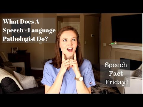 वीडियो: भाषण रोगविज्ञानी की भूमिका क्या है?
