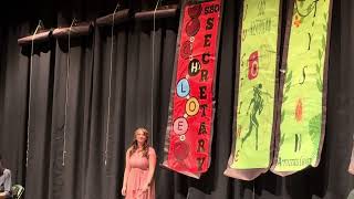 Kearns High Senior Walk out Assembly