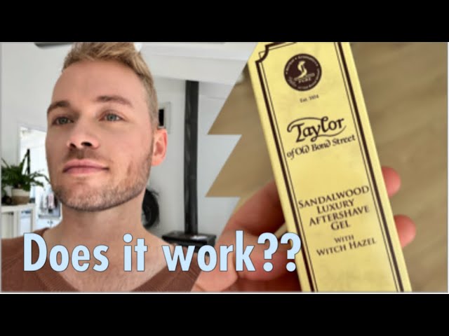 Taylor of Old Bond Street - Aftershave Gel Review Sandalwood Luxury  #reviews #firstimpressions - YouTube