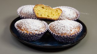 Fluffy Cottage Cheese Muffins! Quick Recipe for Tender Muffins. Muffins with Cottage Cheese for Tea.