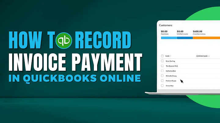 How to record an invoice payment in QuickBooks Online (using undeposited funds)