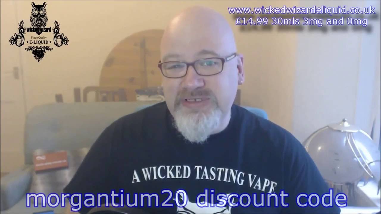Stephen Brimble Wicked Wizard PREMIUM E Liquid Reviews   E Juice at its best