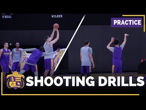 Lakers Practice Footage: Lonzo Ball, Tyler Ennis, Larry Nance, Ivica Zubac