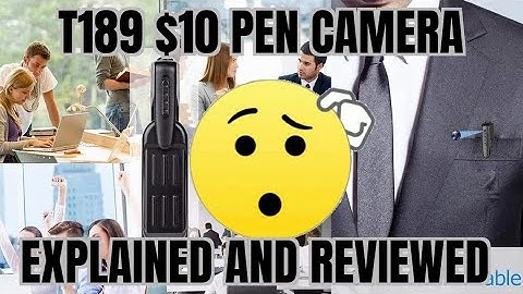 T189 $10 PEN CAMERA. USER GUIDE AND REVIEW