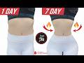 Smaller Waist & Lose Belly Fat In 7 Days (DO AT HOME)