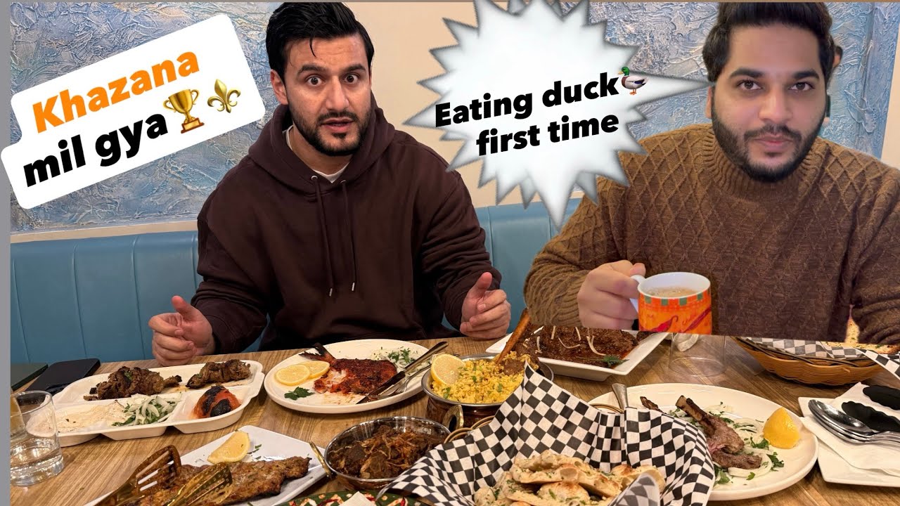 KHAZAANA MIL GAYA | EATING DUCK FOR FIRST TIME | BEST RESTAURANT IN CANADA