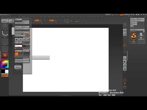 zbrush change back ground color