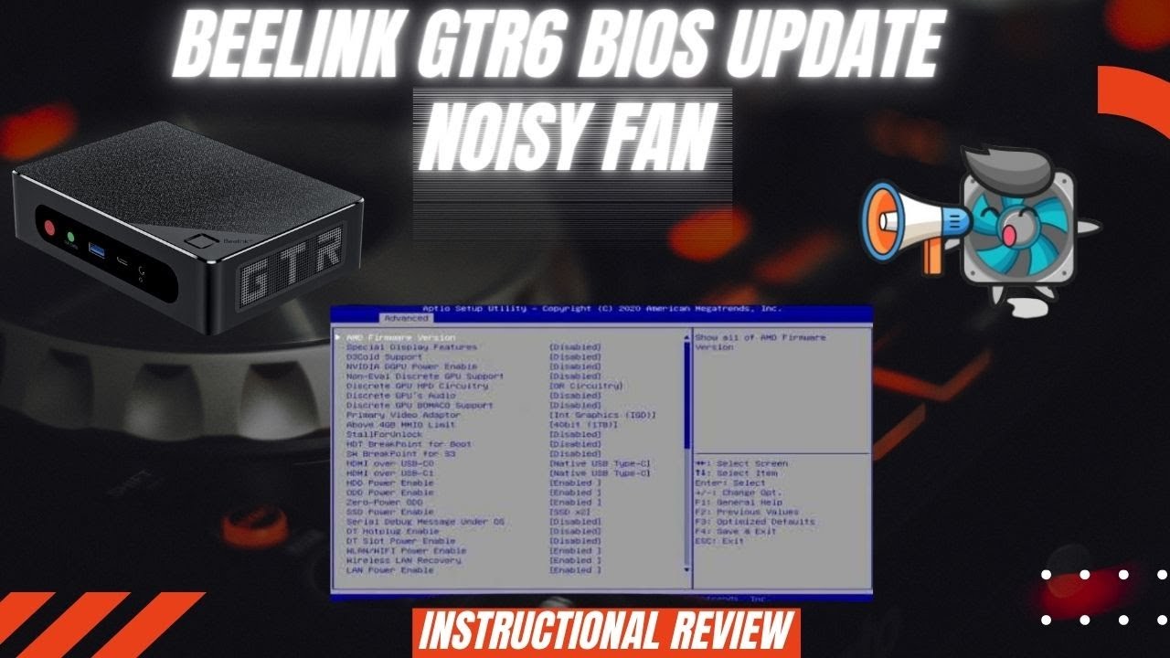 Live How to Update BIOS on Beelink GTR6 Ryzen 6900HX Highend Mini