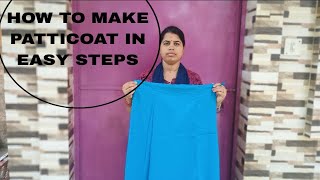 How To Make Patticoat In Easy Steps