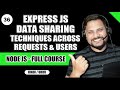 Data Sharing Techniques Across Requests & Users | Node JS Tutorials/FullCourse in Hindi/Urdu #36