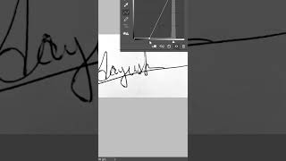 Make Your Digital Signature  with Photoshop! #Shorts
