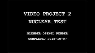 Blender Nuclear Blast - Previs Animation