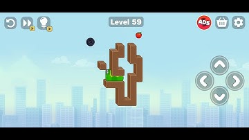 Snake Puzzle Slither to Eat  Level 59 walkthrough Solution | Gameplay 