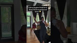 Need a Background Dancer, ok well take me to Disney. #therushings