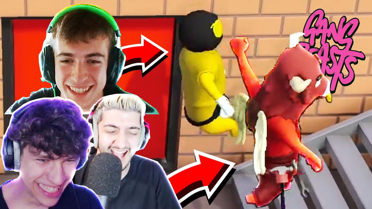 PROVA A NON RIDERE SU GANG BEASTS! (CON IL TRIO)