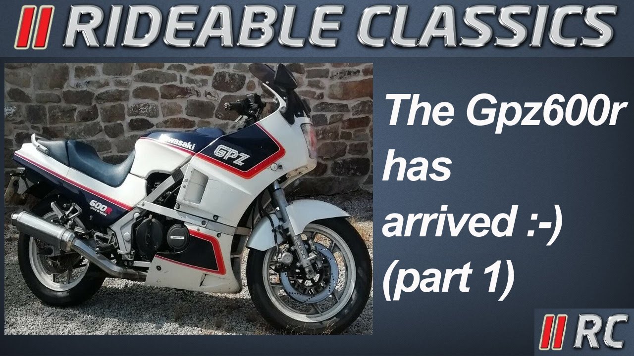 She has arrived !!!! The Gpz600r has arrived - and I couldn't be She has arrived !!!! The Gpz600r has arrived - and I couldn't be