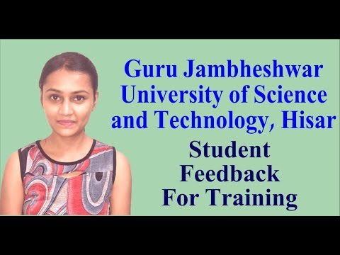 guru-jambheshwar-university-of-science-and-technology-hisar---student-feedback